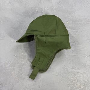 Vintage Deadstock 1960s Swedish Military Cold Weather Cap Size 57, S-M